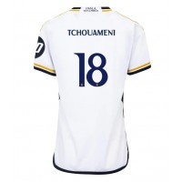 Real Madrid Aurelien Tchouameni #18 Hjemmedrakt Dame 2023-24 Kortermet